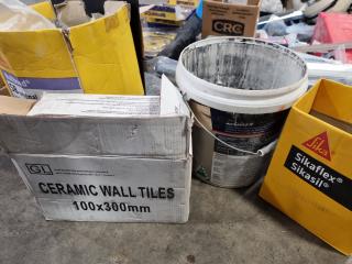 Assorted Construction Supplies, Fastening Hardware, & More