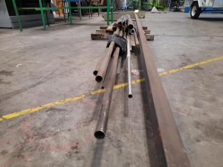 Assorted Lot of Steel Piping and Scrap Metal
