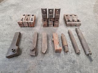 Assortment of CNC Chuck Jaws and Cutters