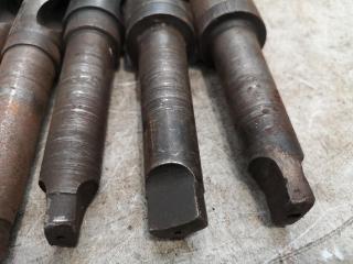 5x Mill Drills w/ Morse Taper Shanks