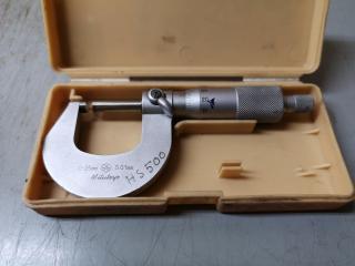 Mitutoyo Outside Micrometer 0-25mm w/ Case