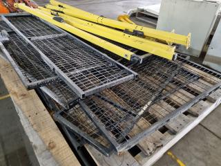 Pallet of Assorted Nachine Safty Cage Panels & Components
