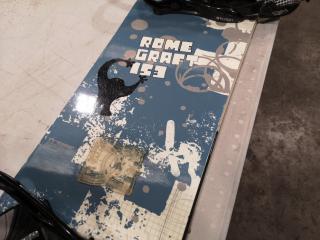 Rome Graft 153cm Snowboard