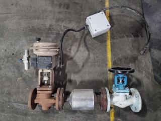 Industrial Valve Assembly with Samson Controler