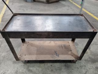 Heavy Duty Steel Workshop Shelf Trolley