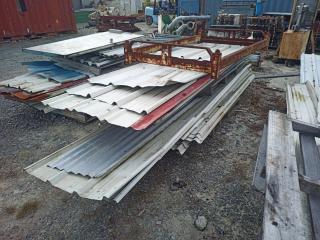 Large Pallet of Roofing Steel