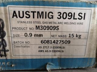 Austmig 309LSI Stainless Steel Gas Metalarc Welding Wire, 0.9mm Size