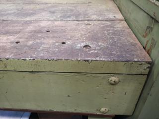 Vintage Heavy Wood Workshop Workbench