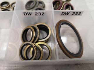 Assorted Lot of Dowty Washers, Various Metric & Imperial Sizes