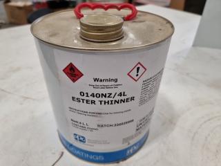 PPG Ester Thinner Approx 3 litres