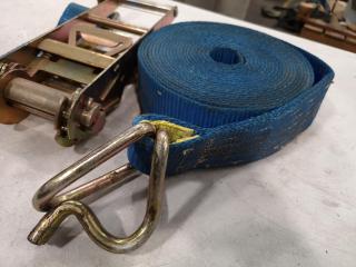 9.5-Metre Blue Ratchet Tiedown, 5-Ton Rating