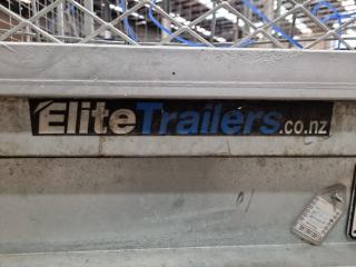 Elite Trailers Single Axle Ride On Traailer w/ Cage, Needs Repairs