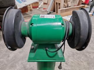 JBS 200mm Industrial Bench Grinder w/ Column Stand