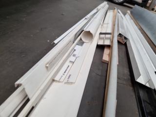 Mixed Lot of Plastic, Wood, Metal Building Lengths