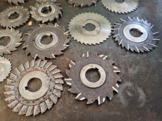 Large Lot of Milling Machine Blades 