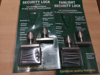 18x Fanlight & Casement Window Security Lock Kits