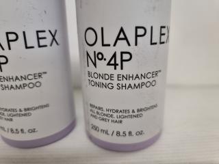 3 Olaplex No.4P Blonde Enhancer Toning Shampoos