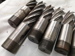 14x Assorted Ball, Square Edge, & Finishing End Mill Bits