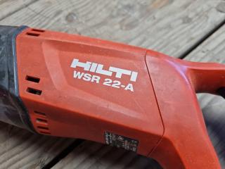 Hilti Cordless 22V Reciprocating Saw WSR 22-A