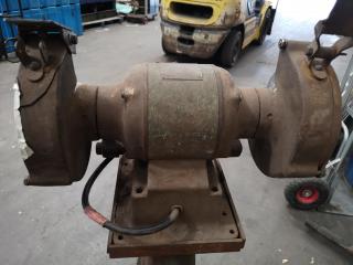 Vintage Workshop Bench Grinder