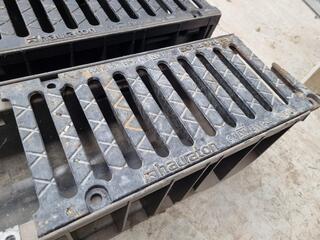 Assorted Outdoor Drainage Gutter Assemblies