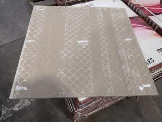 600x600mm Vitrified Ceramic Tiles, 15.84m2 Coverage