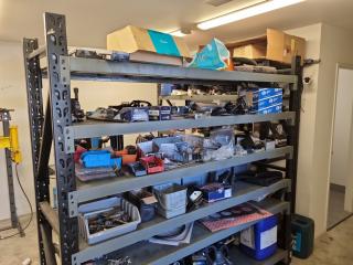 Heavy Duty Steel Workshop Shelving Assembly