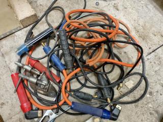 Assorted Welding Clamps, Rod Holders, Cables