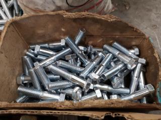 Assorted Lot of Bolts & Nuts