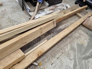 9x Assorted Lengths of Treated Timber