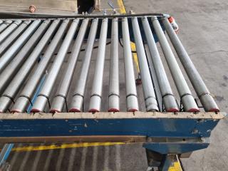 Industrial Mobile 3-Phase Powered Roller Conveyor Assembly