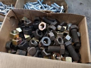 Assorted Lot of Bolts & Nuts