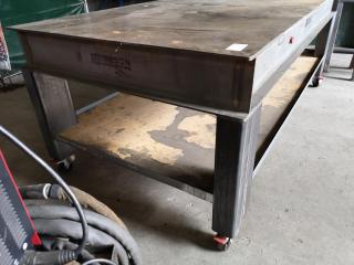 Heavy Steel Mobile Workshop Table