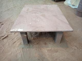 Small Plate Steel Table