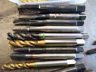 38x Assorted Mill Tap Threader Bits