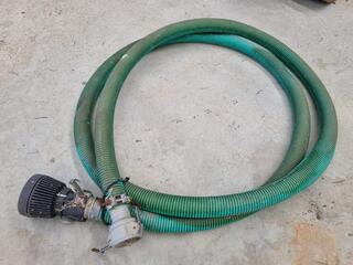 Sump Pump Hose Length w/ End Filter Housing