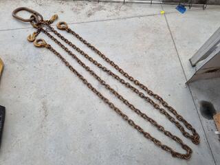 2-Leg Lifting Chain Assembly, 4250kg Max Capacity