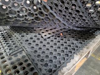 Pallet of Assorted Rubber Floor Matting