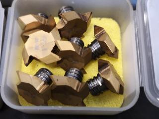 Assorted End Mill Cutters by Iscar
