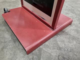 Heavy Steel Mobile Sidewalk Retail Sign Frame