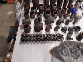 Large Assortment of Pipe Connectors