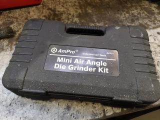 AmPro Mini Air Angle Die Grinder Kit