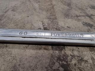 PowerBuilt 60mm Ring and Open End Spanner
