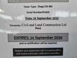 Clegg Cist 882 Impact Soil Tester