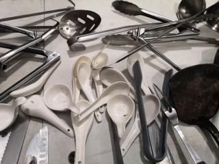 Assorted Lot of Commercial Kitchen & Restaunt Utensils