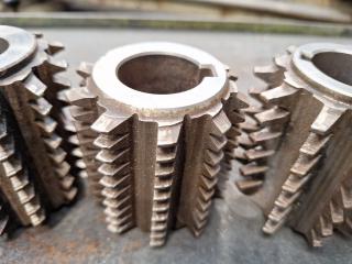 5 x Gear Hobber Cutters