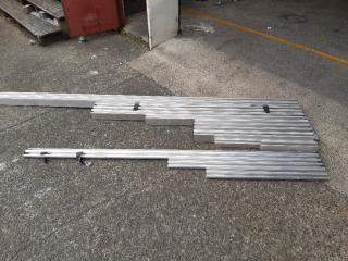 Lot of Aluminum Guide/Mounting Rails