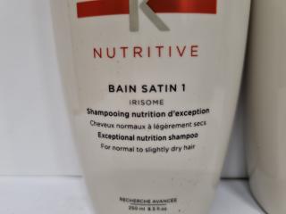 3 x Kérastase Nutritive Bain Satin 1 Exceptional Nutrition Shampoo