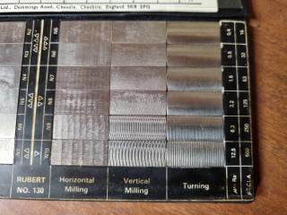 Rubert Surface Roughness Comparator Set No.130