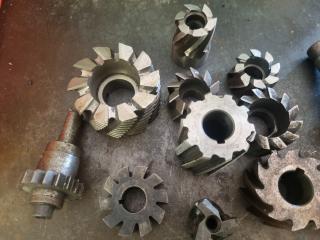 Assorted Milling Machine Tooling 